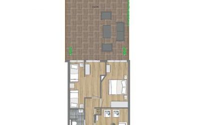 Appartement met tuin Den Haag-Centrum